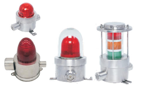 GSD118 Series Stainless Steel Explosion Proof and Corrosion-Resistant Audible and Visual Alarm